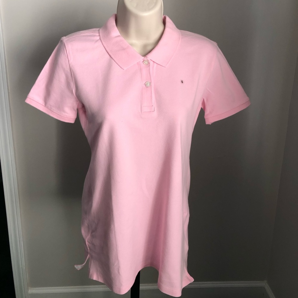 DKNYC Pink Polo shirt NWT. Size Small